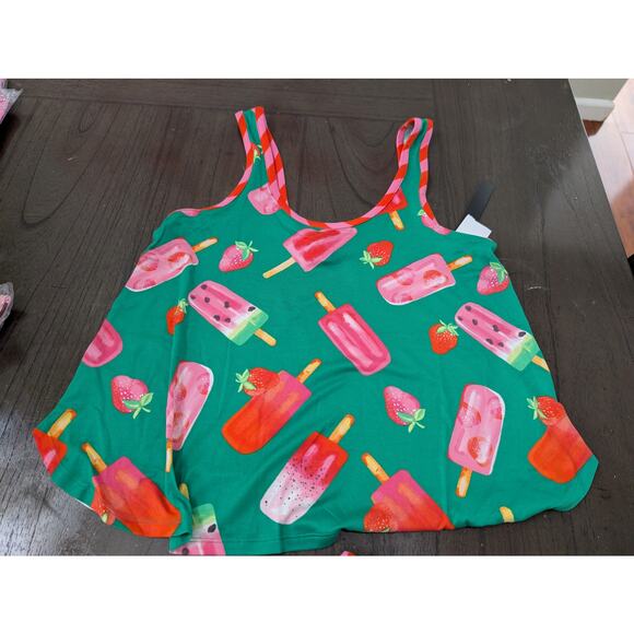 NWT Room Service Kaitlin Knit Pj Set In Fruity Pop - Fruity Pop-  size XS - Picture 1 of 5